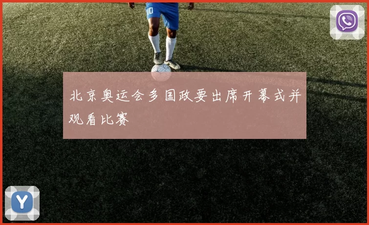 北京奥运会多国政要出席开幕式并观看比赛